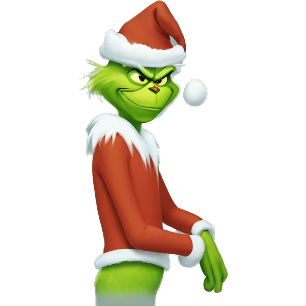The grinch  emoji