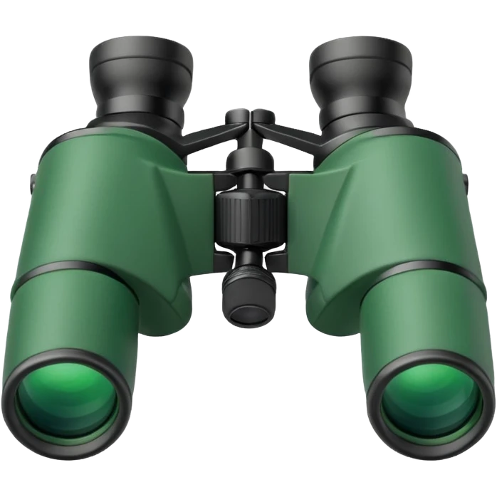 Create the emoji of the binocular make it green emoji