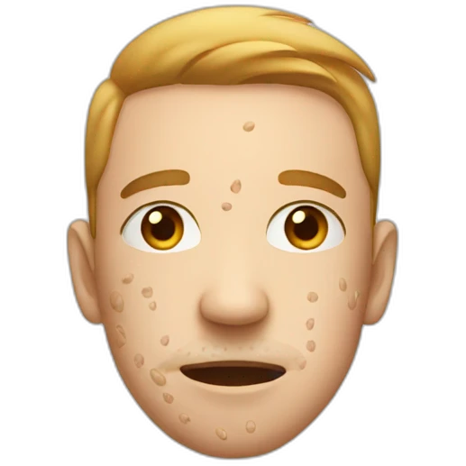 rash on face emoji