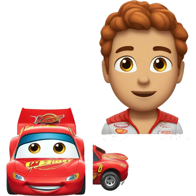 lightning mcqueen as a person emoji