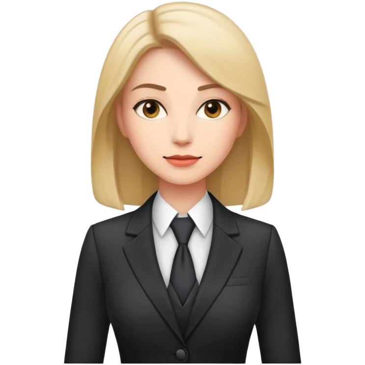 professional businesswoman in a suit emoji