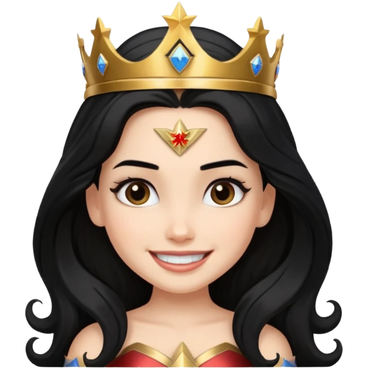 An wonder woman, smile

 emoji