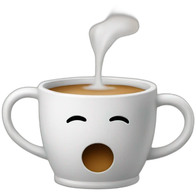 coffee mug steaming emoji