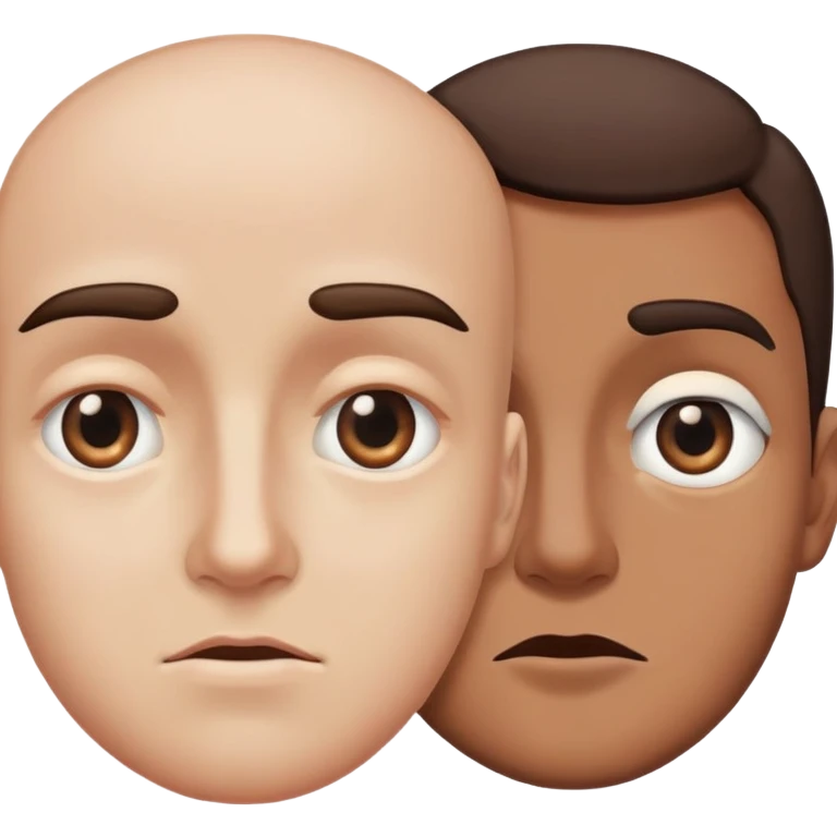 Un ojo para arriba y el otro para abajo emoji