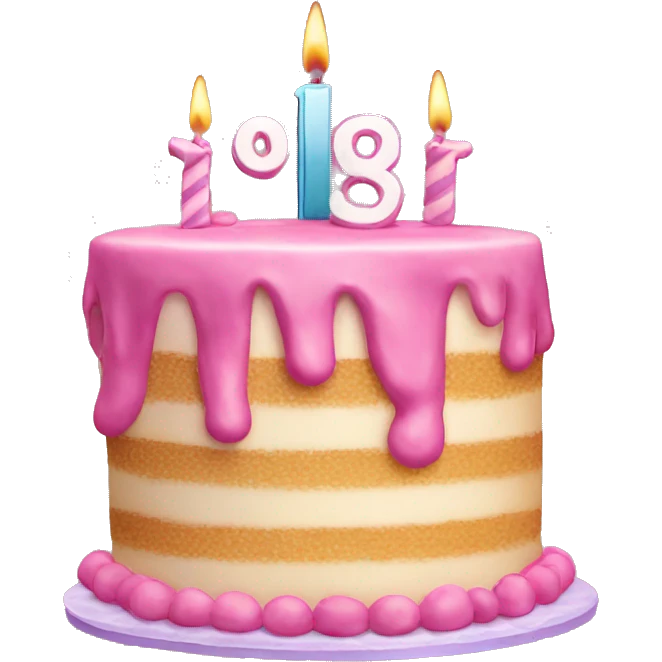 18th birthday cake emoji