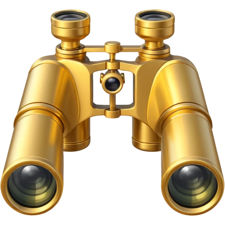 gold binoculars with large lenses emoji