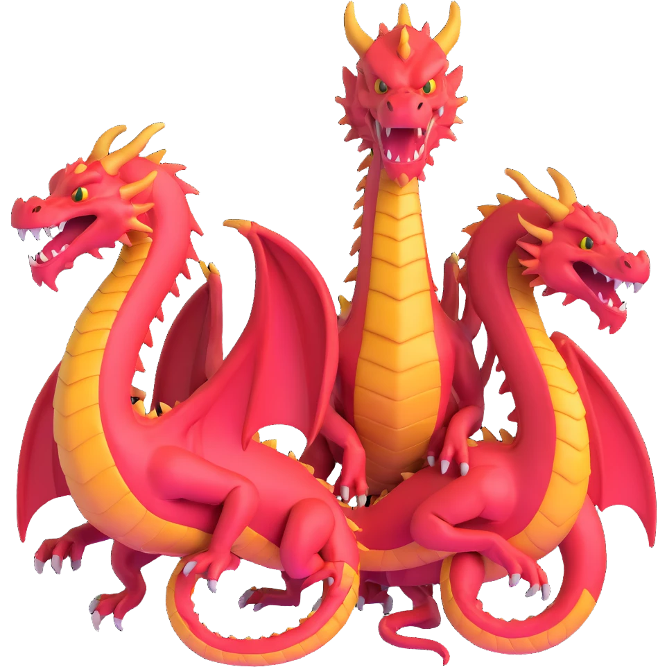 three-headed dragon Gorynych emoji