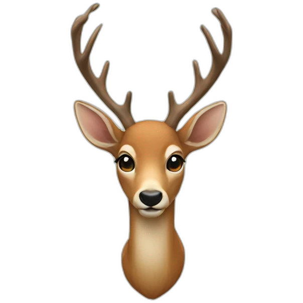 not deer emoji