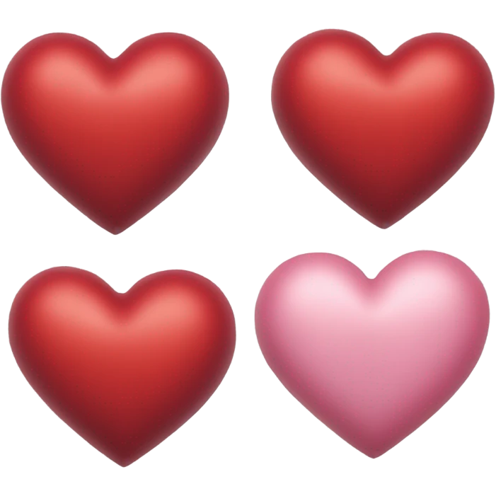 3 red hearts emoji