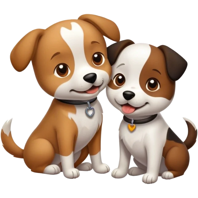 Two Gary dogs emoji