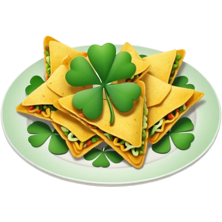 Saint Patrick's day Nachos emoji