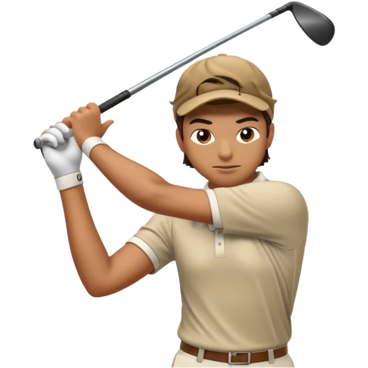 golfer swinging emoji