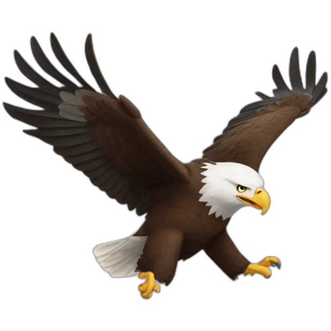 Bald Eagle Flying emoji