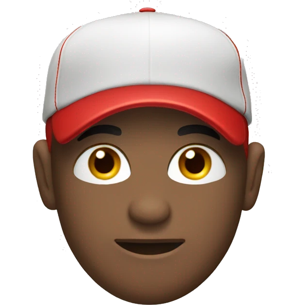 Red Baseball cap emoji