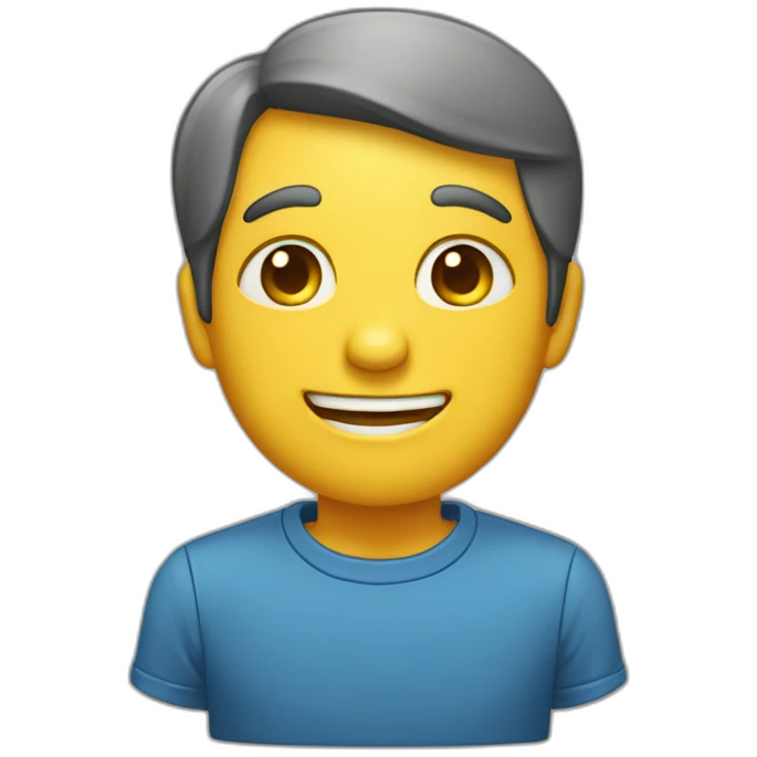 Sourire qui cache de la tristesse  emoji