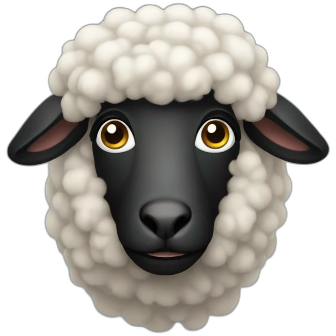 black sheep emoji