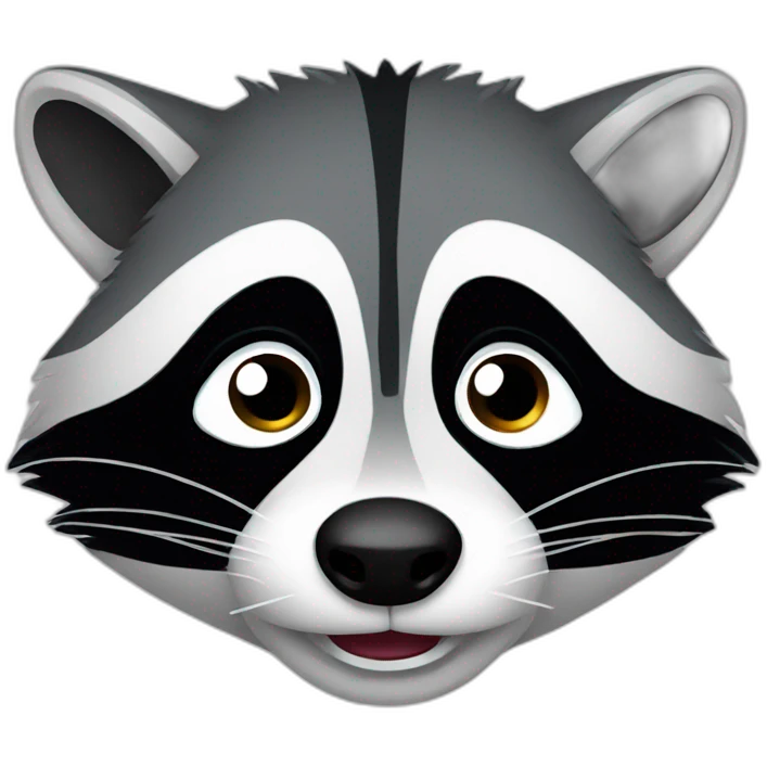funny raccoon emoji