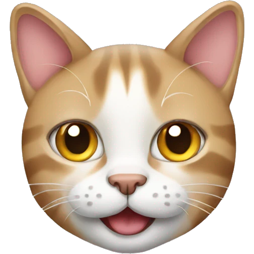 Cat wearing braces emoji