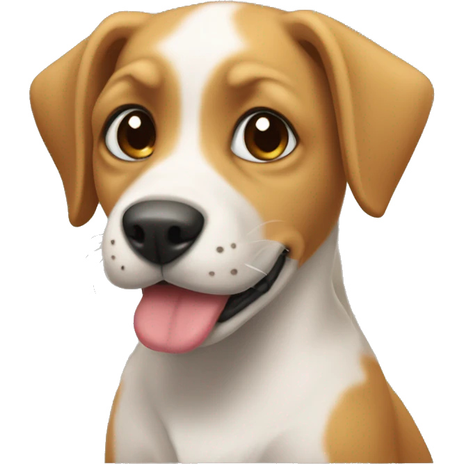 Perrito dándote besito emoji