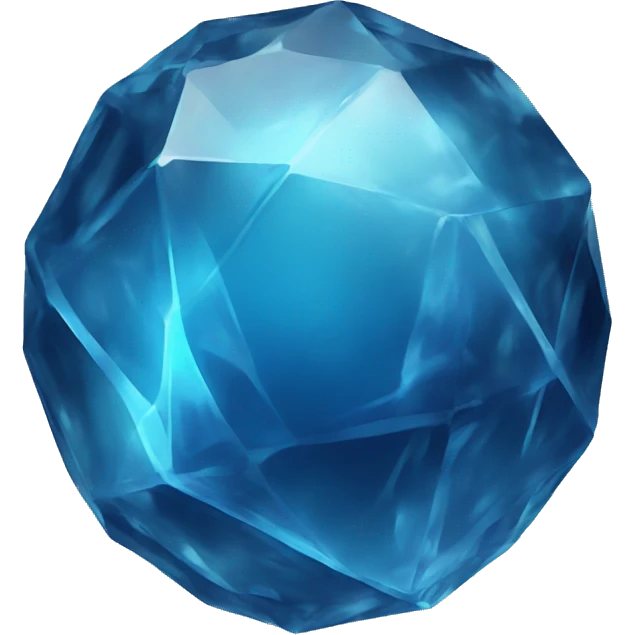 blue crystal sphere emoji