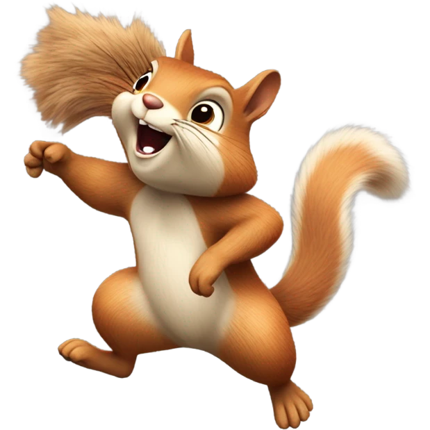 Catch the squirrel emoji