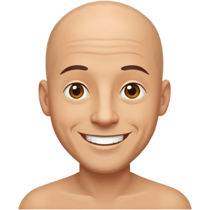 bald man emoji