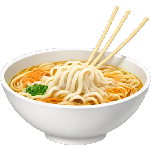 Bowl of ramen emoji
