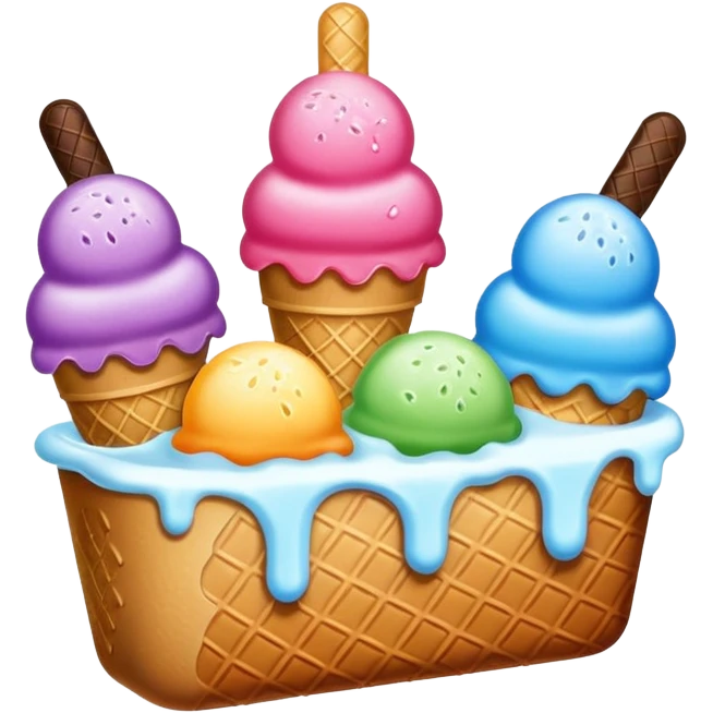 ice creams bar emoji