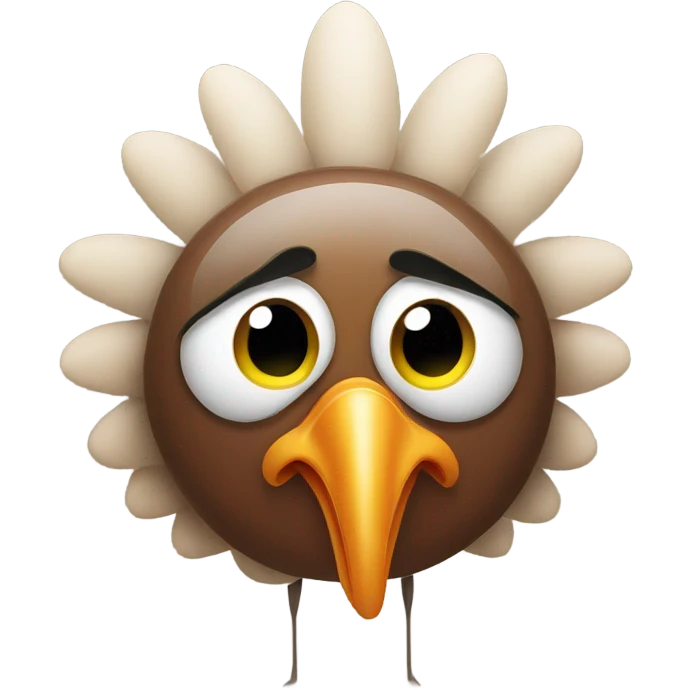 Turkey being shocked emoji
