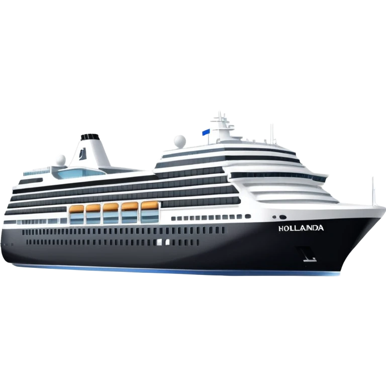 holland america cruise ship in rotterdam emoji