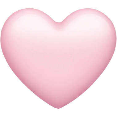 light pink heart emoji