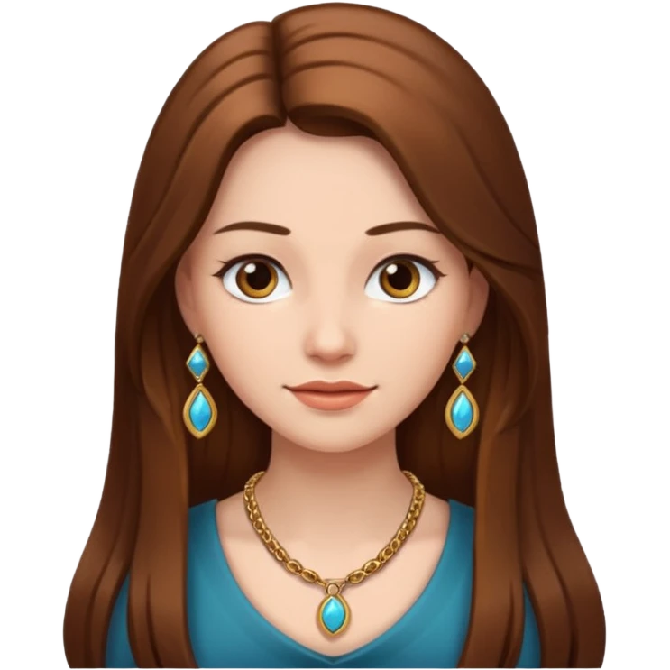 woman with necklace emoji