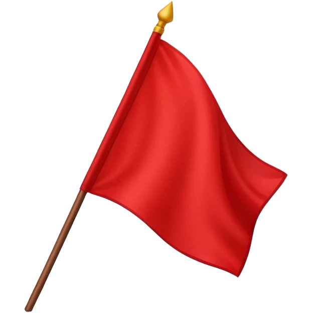 red flag emoji