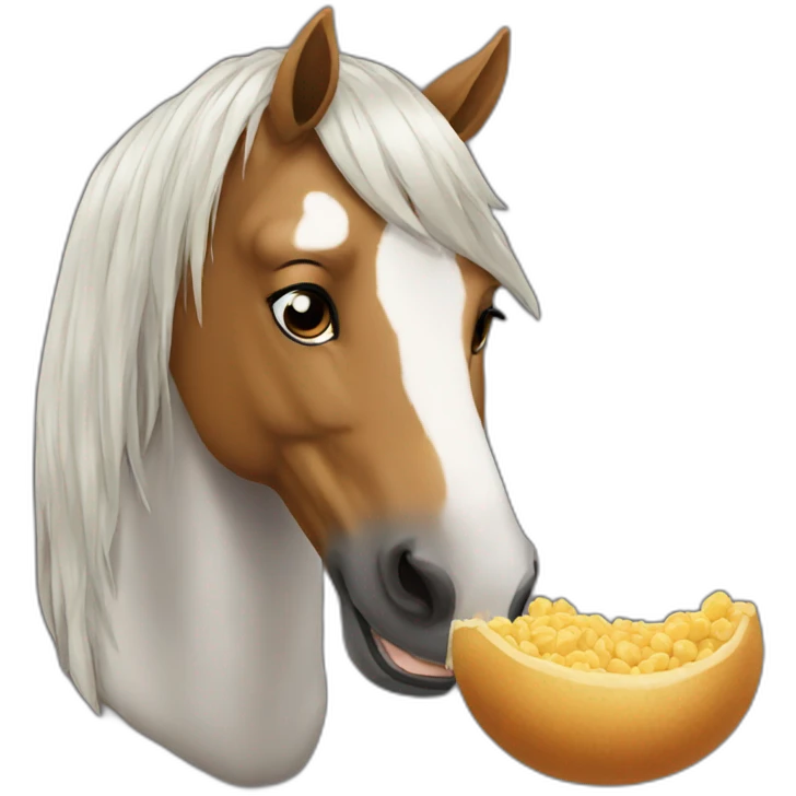 horse eat emoji