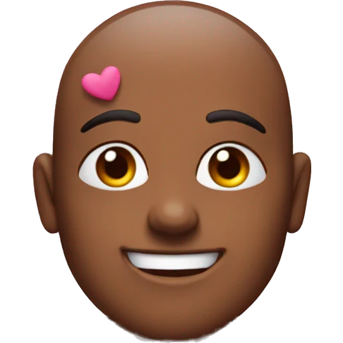In love emoji face with pink hearts around it emoji