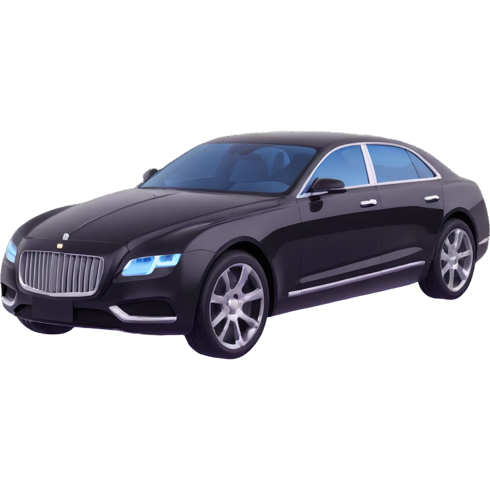 luxury car with a transparent protective film being applied, part of the film floating above or halfway on the car, elegant and premium look emoji