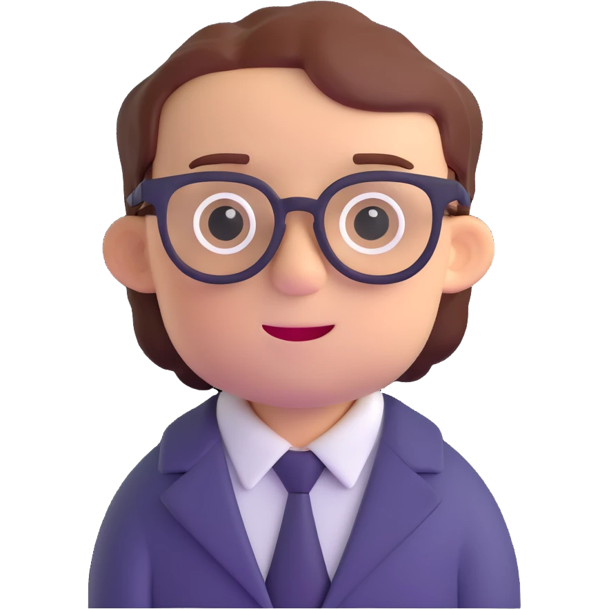 Ralph character with glasses emoji