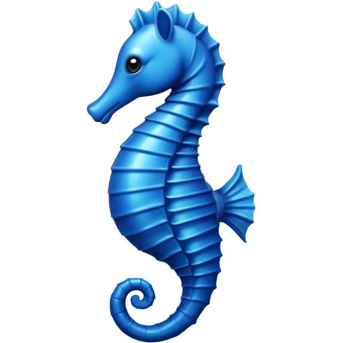 blue seahorse emoji