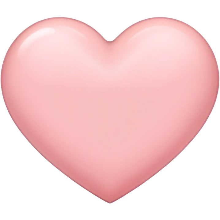 blush pink heart emoji