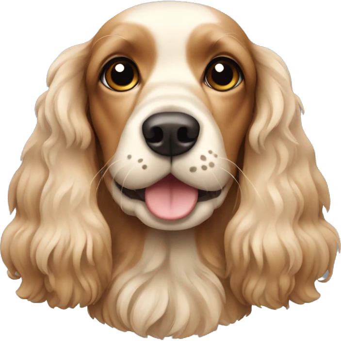 cocker spaniel dog emoji