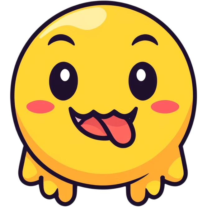 Emoji sticking its tongue out  emoji