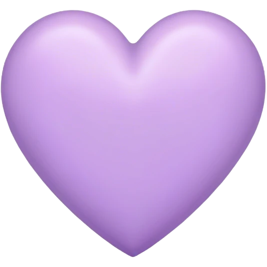 Un cœur violet pastel  emoji
