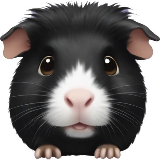 Black guinea pig emoji