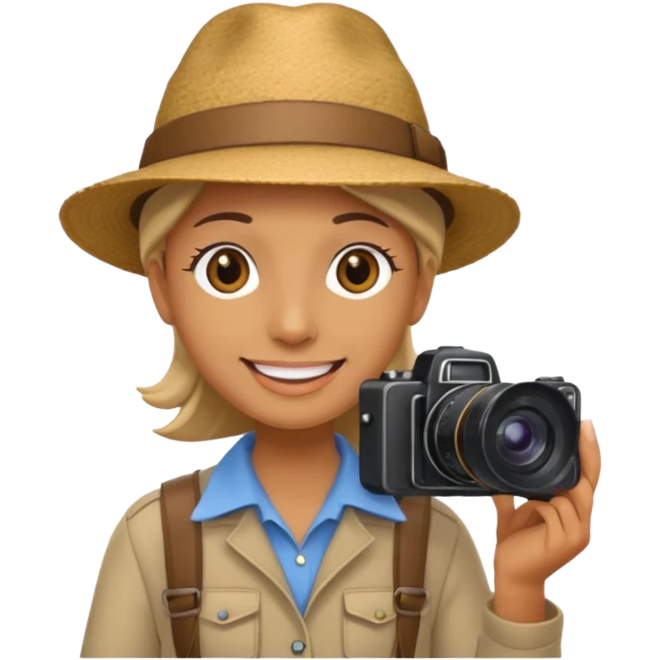 Tourist Taking Photo emoji