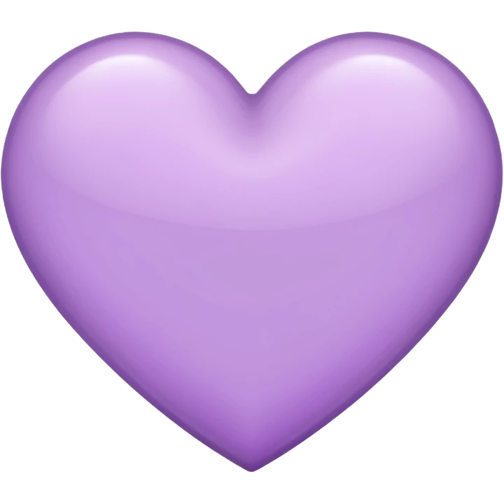 Light purple heart emoji