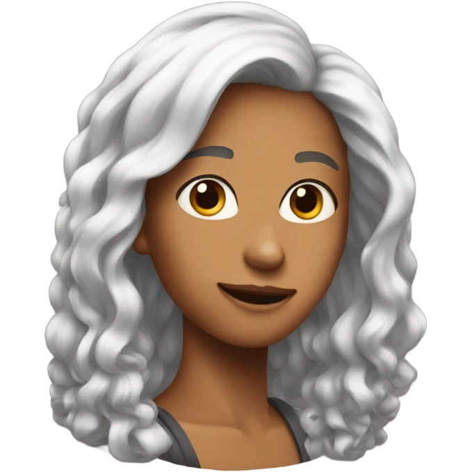 single hair emoji