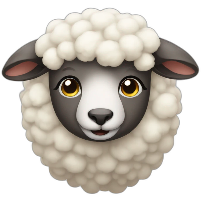 cute sheep emoji