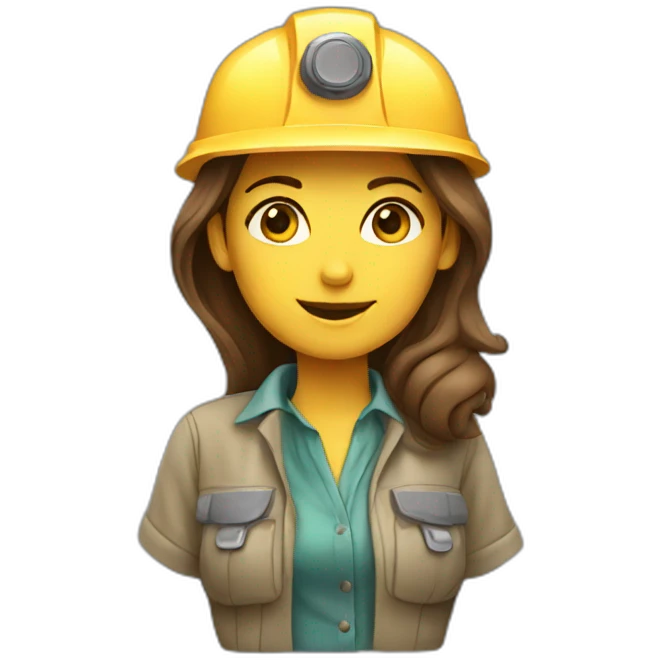 female geologist emoji