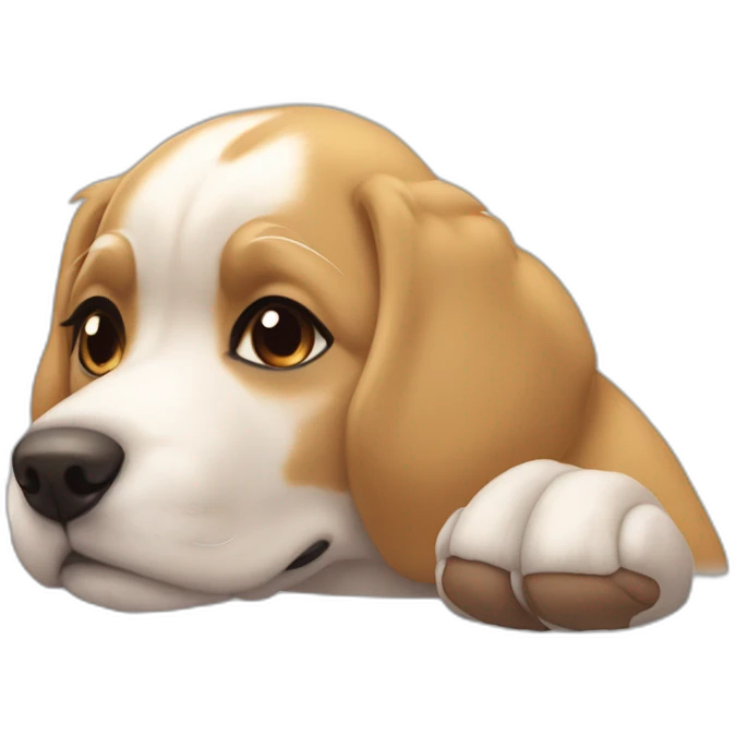 Perrito amoroso diciendo te quiero infinito Wonder Diosa  emoji