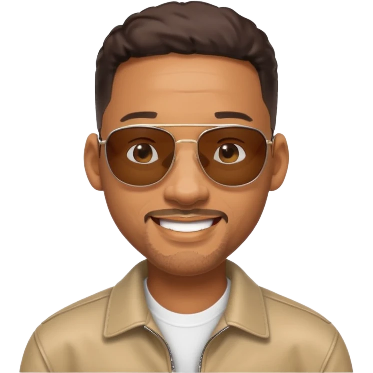 Will Smith wearing sunglasses emoji emoji